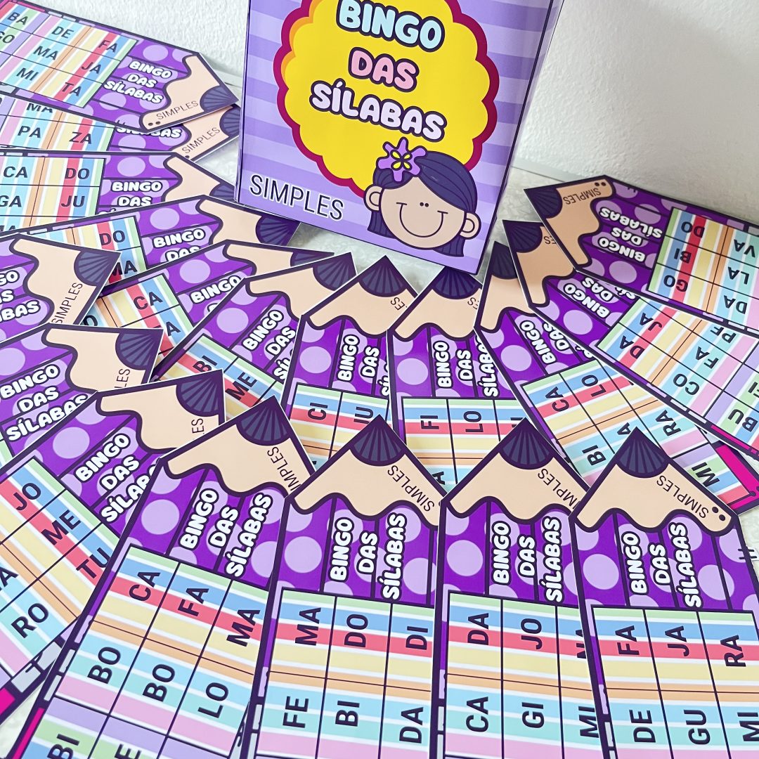 Bingo das Sílabas Simples – Jogo de Alfabetização (PDF para Imprimir)