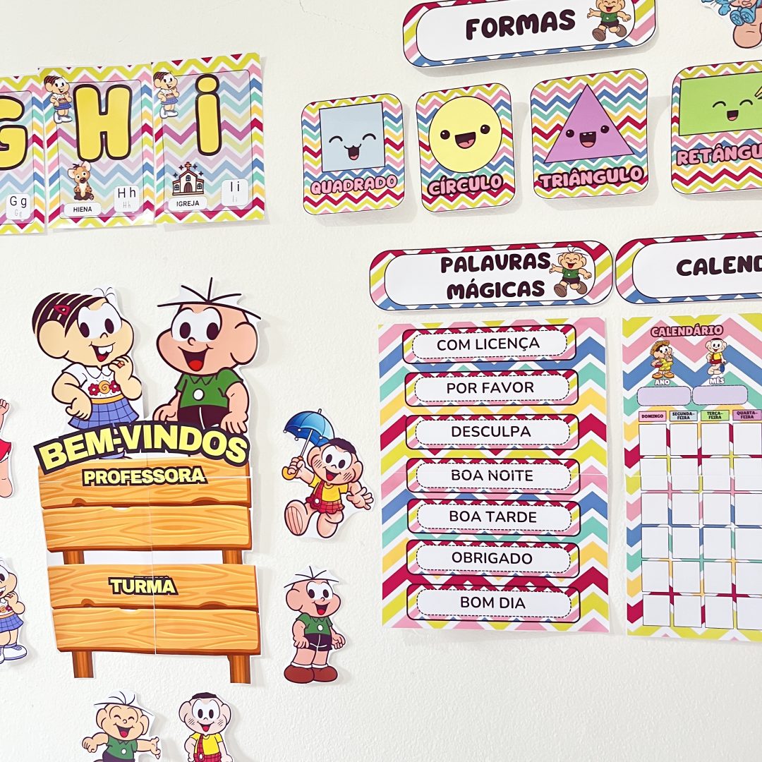 🌟 KIT SALA – Turma da Mônica 🎈