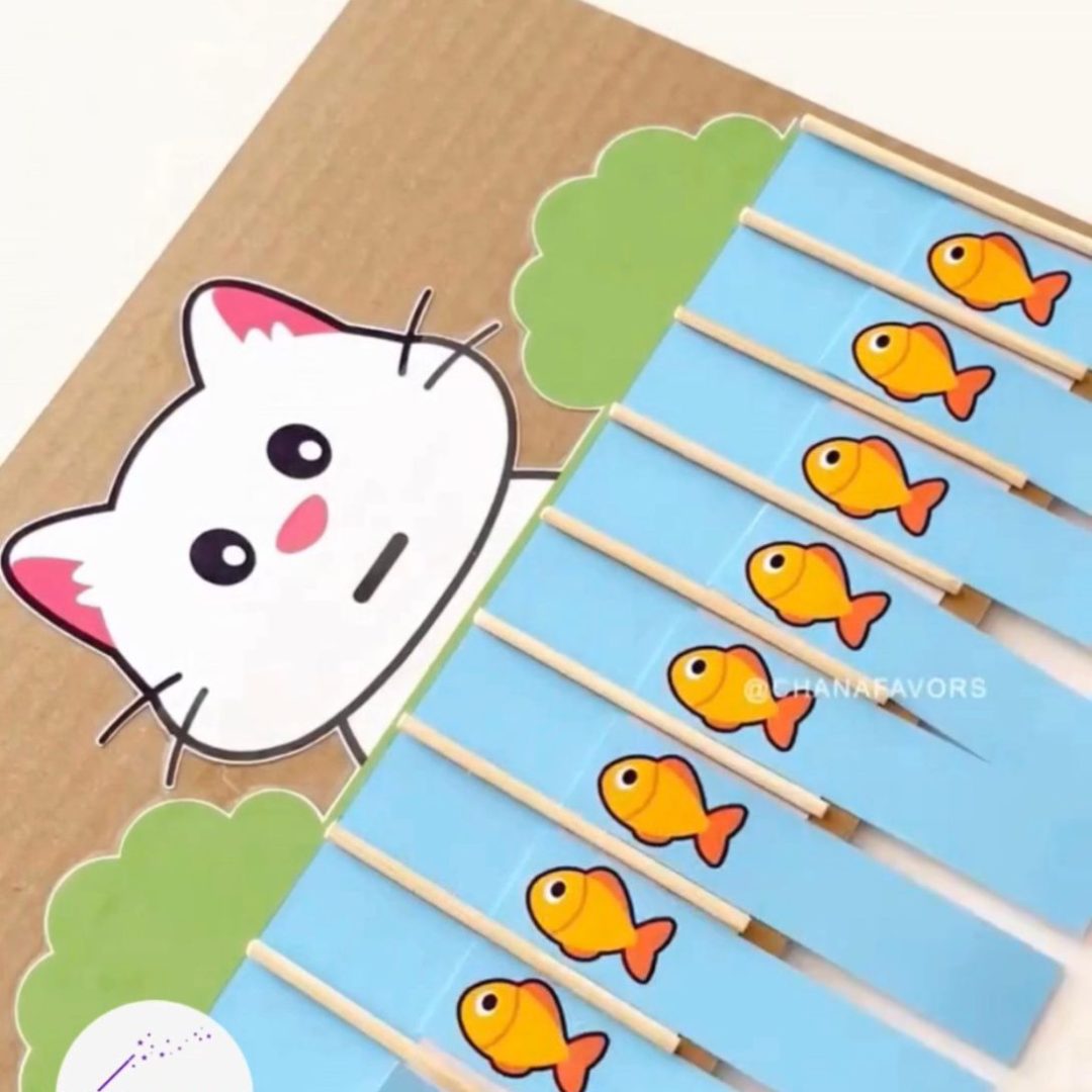 Gato Matemático: Caça aos Peixinhos 🐱➕🐟