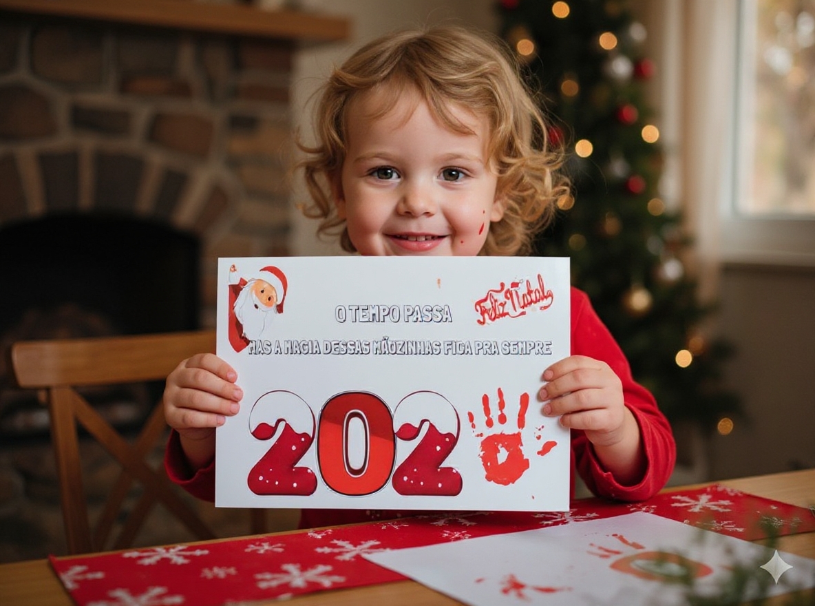 🎄 Atividade de Natal 2025  ✨ Essas Mãozinhas Vão Brilhar! - Imagem 3