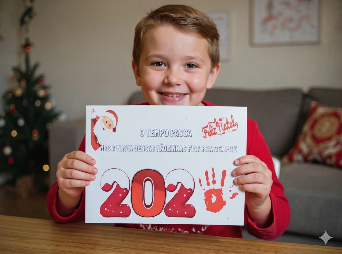 🎄 Atividade de Natal 2025  ✨ Essas Mãozinhas Vão Brilhar! - Imagem 2