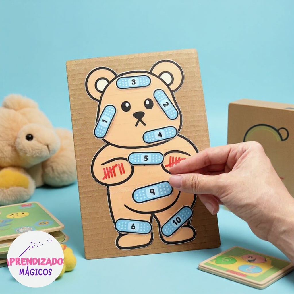 🧸 Contagem com Ursinhos – Aprendendo números com diversão e ternura! 💛