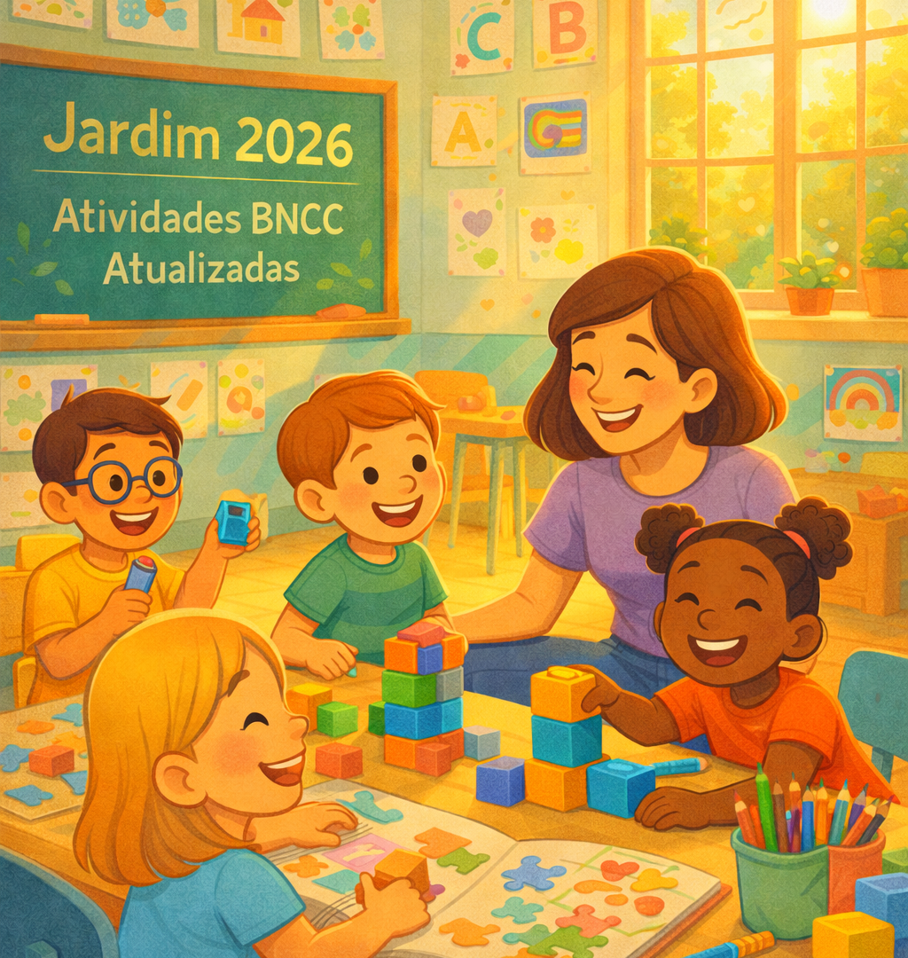 Atividades para Educação Infantil – Jardim 2026 (PDF) | BNCC Atualizada
