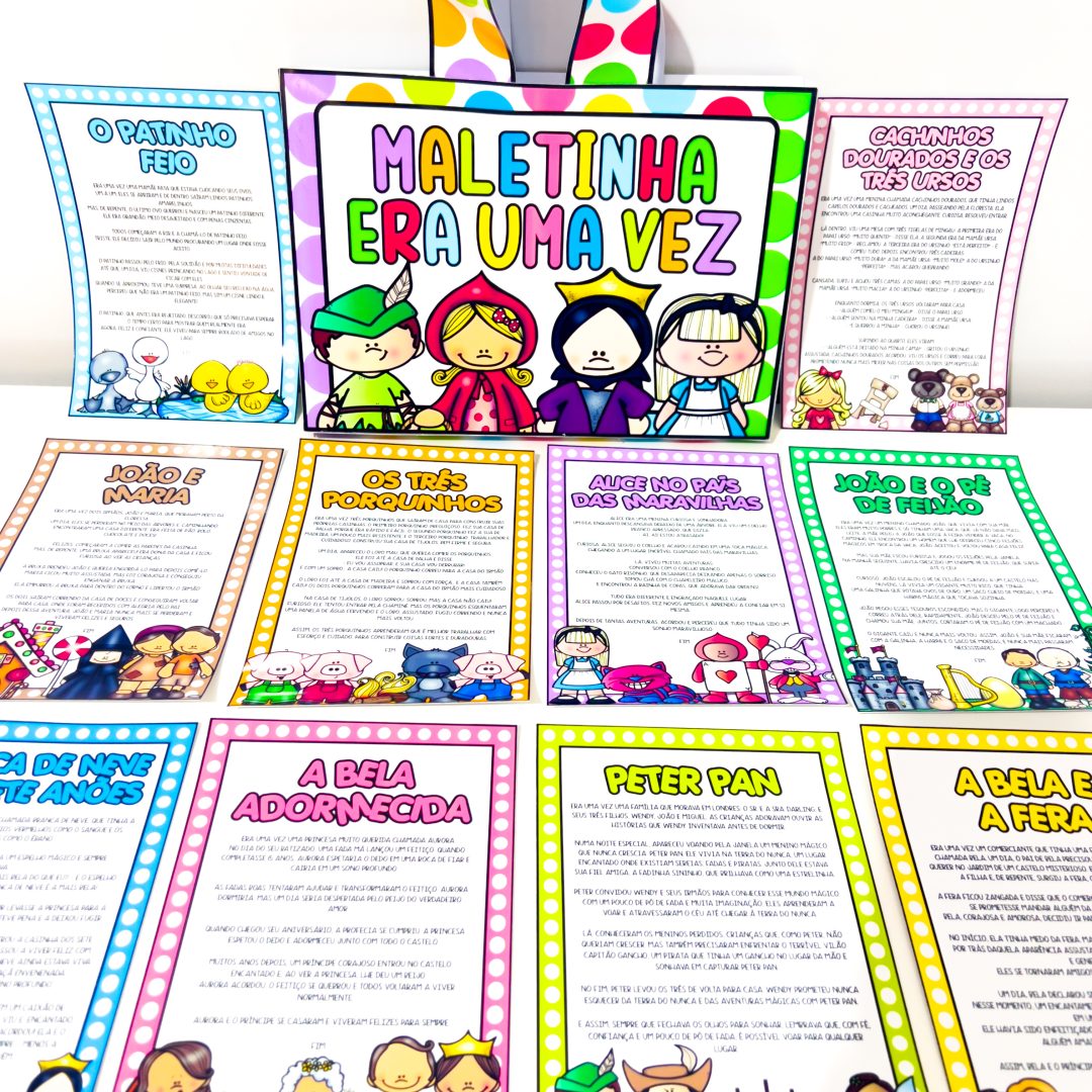 Maletinha Era Uma Vez – 12 Contos Clássicos Infantis Ilustrados
