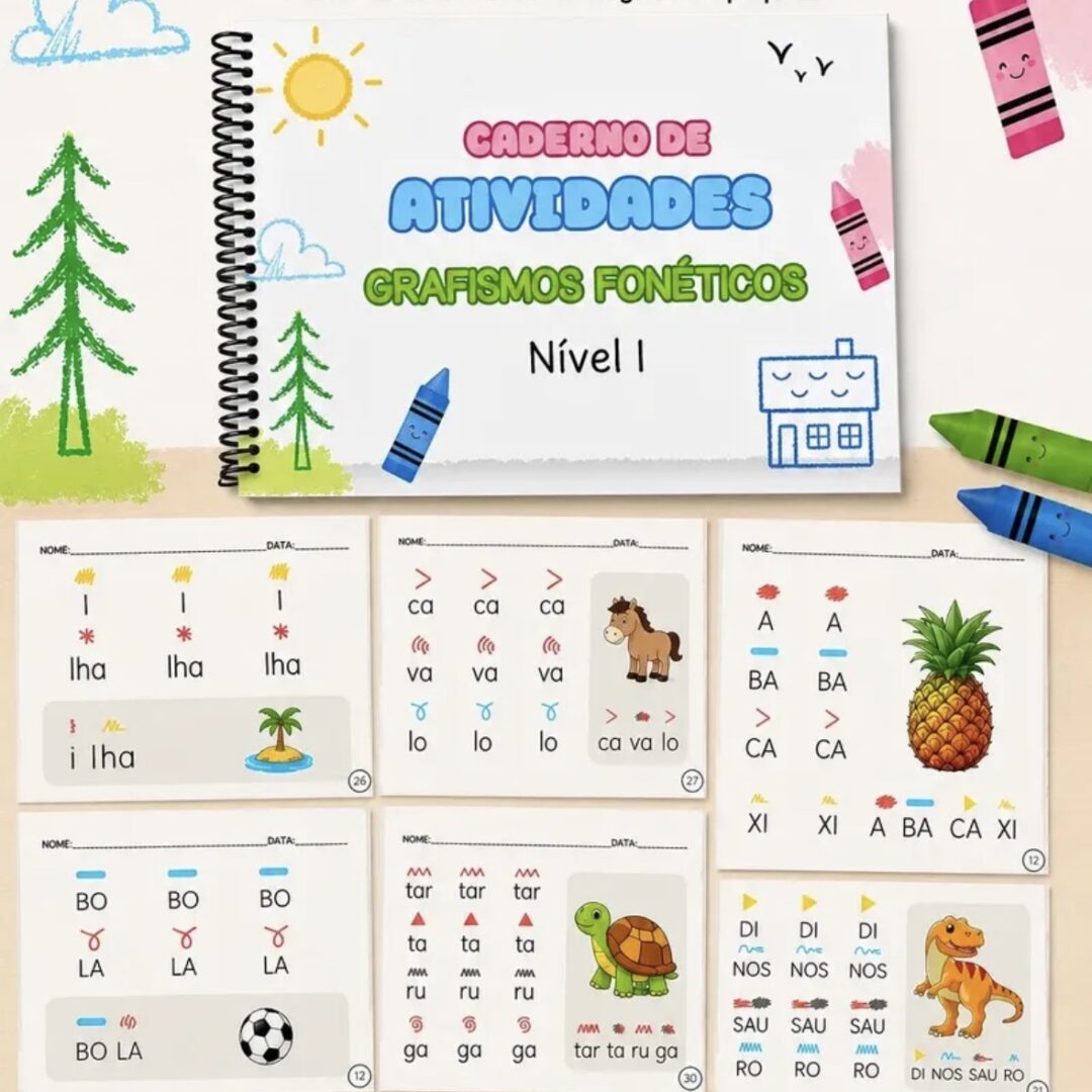 Grafismo Fonético em PDF – Atividades de Consciência Fonológica e Leitura Inicial