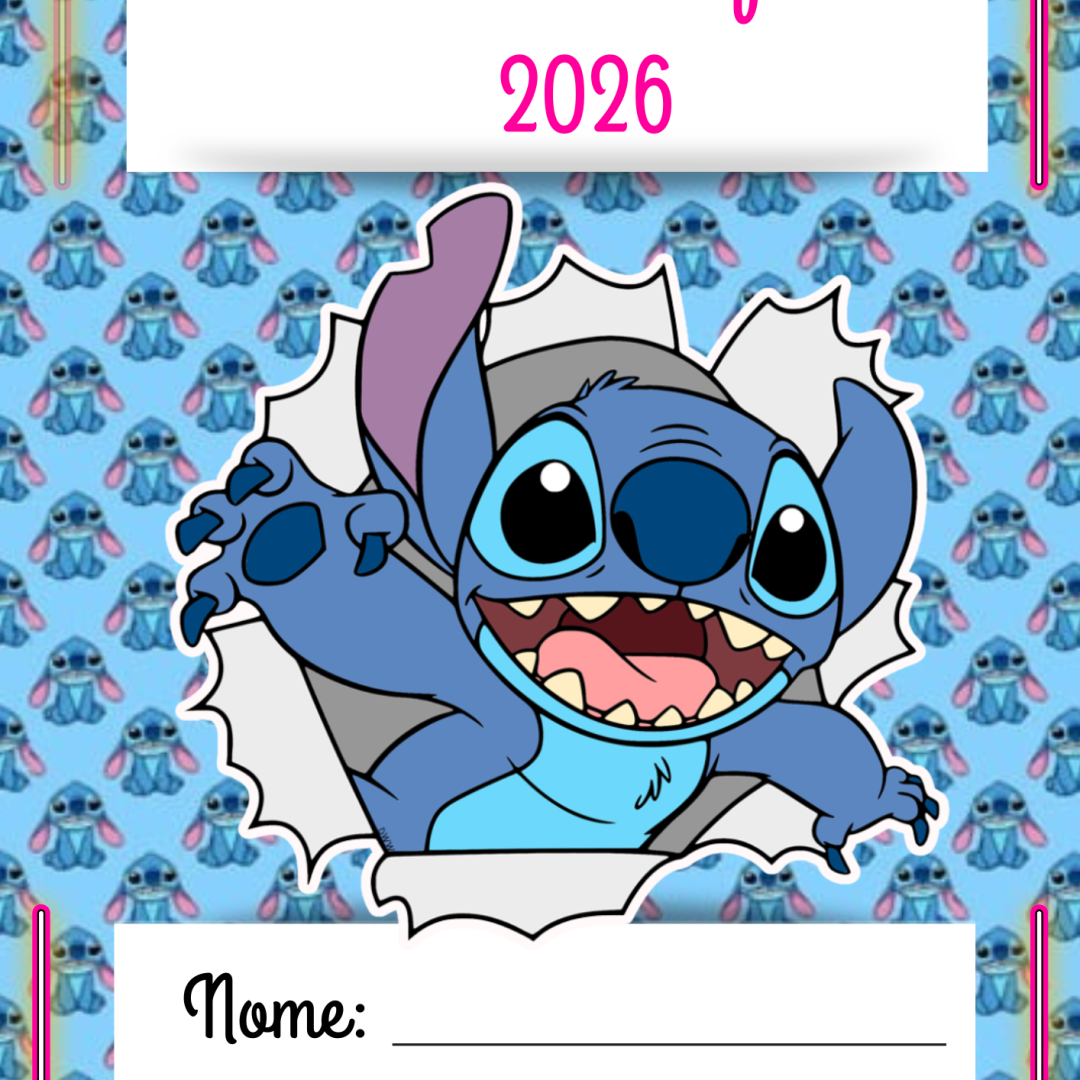 Planner da Professora 2026 Stitch – Organização Pedagógica com Estilo