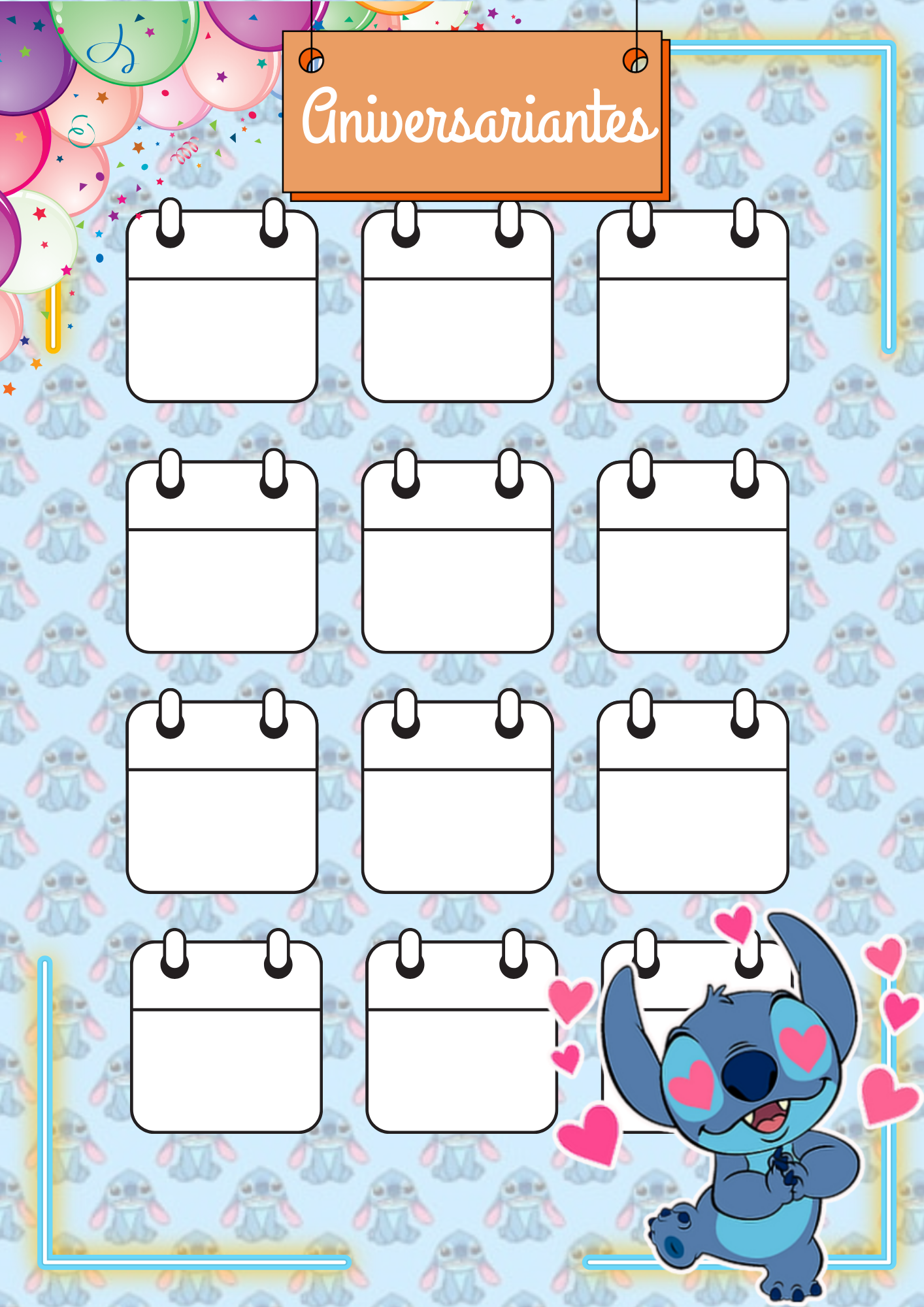 PLANNER DO PROFESSOR 2026 STITCH- ORGANIZAÇÃO - Imagem 3