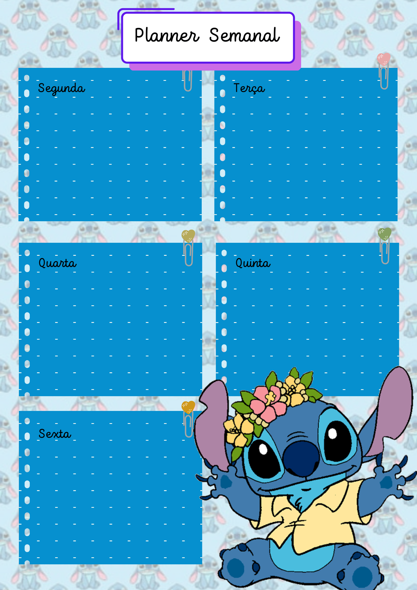 PLANNER DO PROFESSOR 2026 STITCH- ORGANIZAÇÃO - Imagem 6