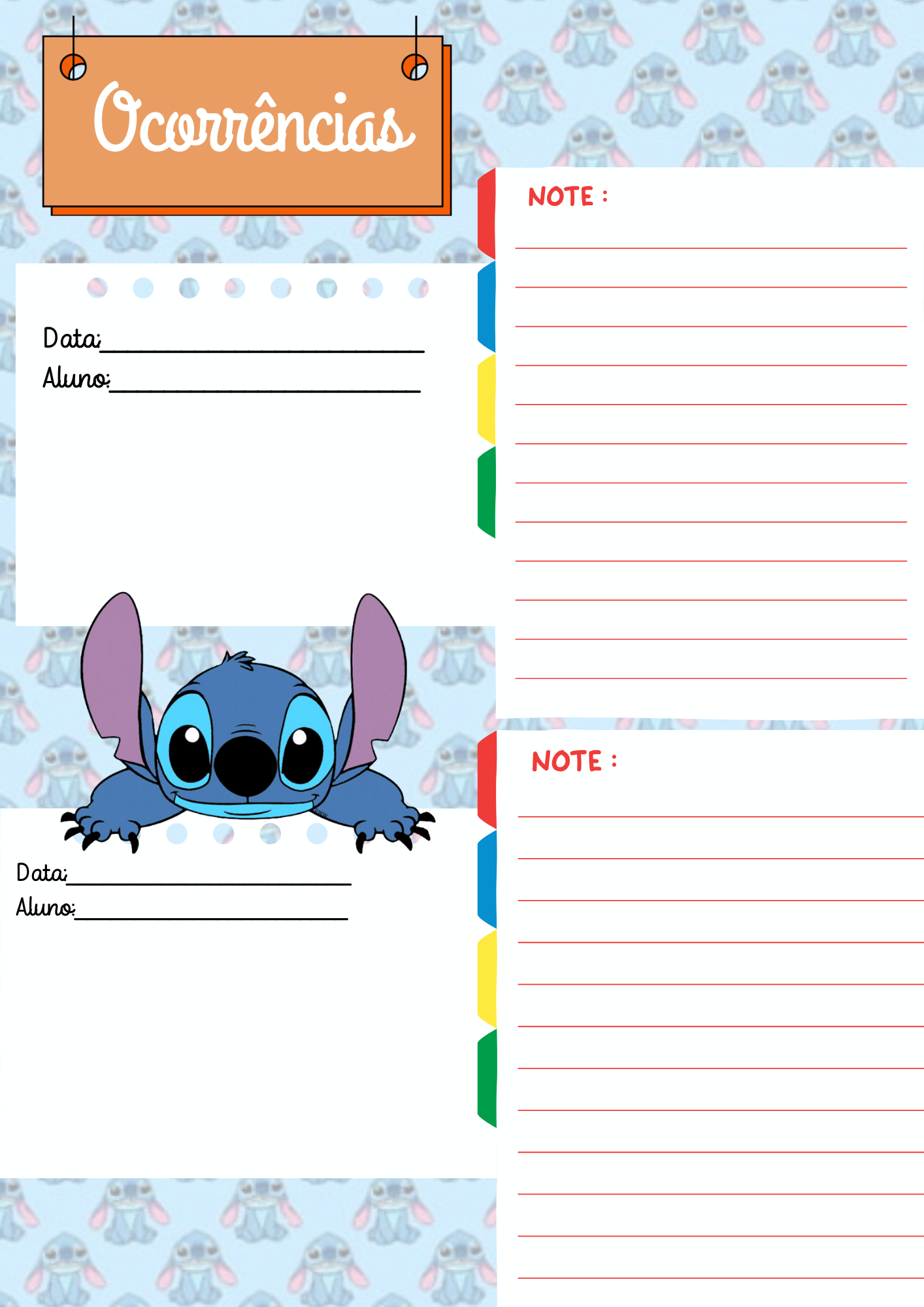 PLANNER DO PROFESSOR 2026 STITCH- ORGANIZAÇÃO - Imagem 12