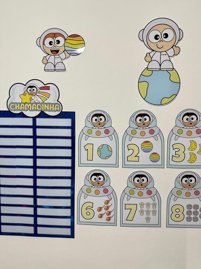 Kit Decoração de Sala de Aula Astronauta – PDF Pronto para Imprimir ...