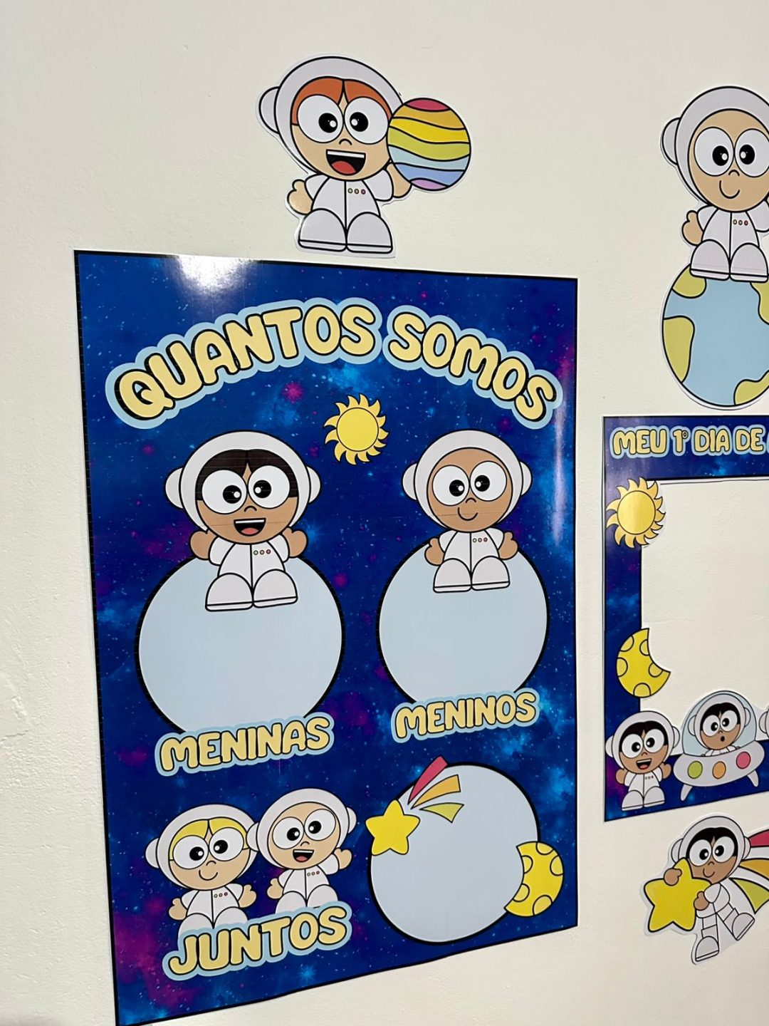 Kit Decoração de Sala de Aula Astronauta – PDF Pronto para Imprimir ...