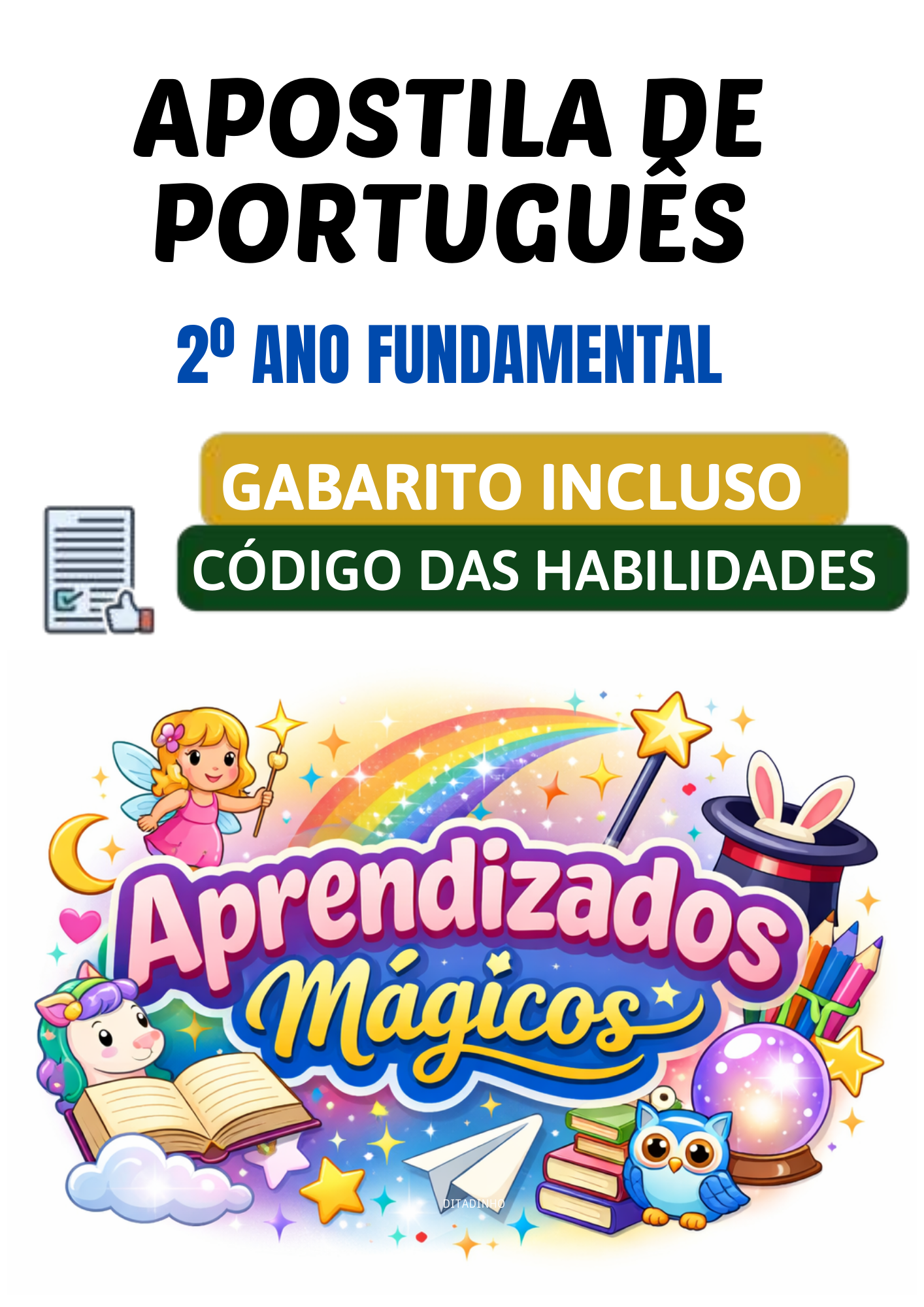Apostila de Português 2º Ano Ensino Fundamental – Alinhado á BNCC (43 Páginas + Gabarito) - Imagem 2