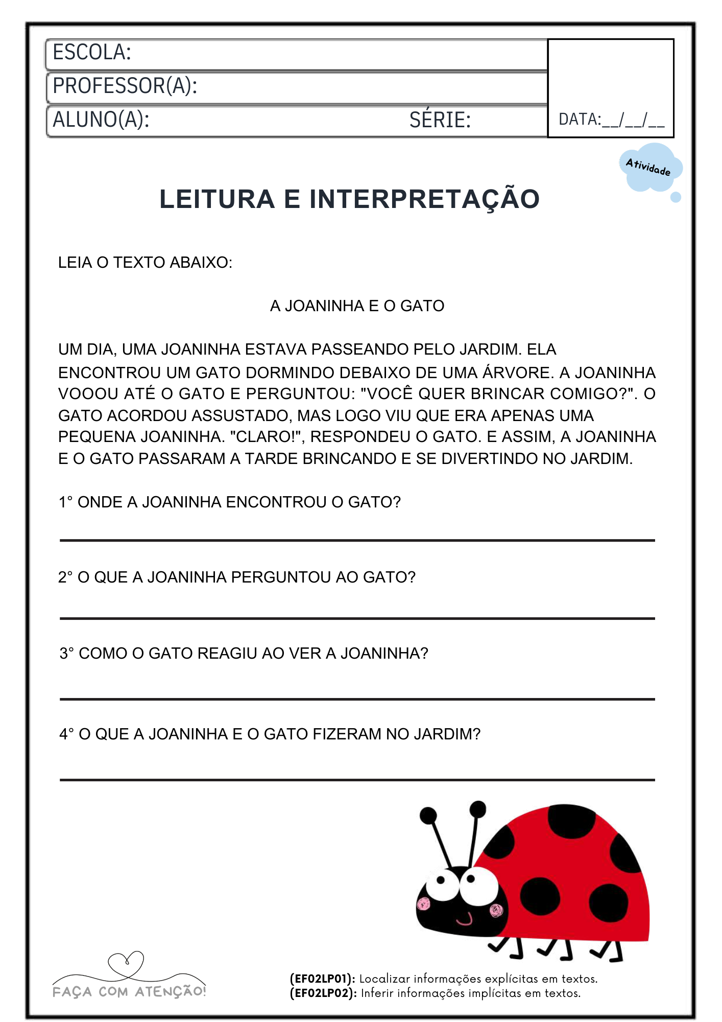 Apostila de Português 2º Ano Ensino Fundamental – Alinhado á BNCC (43 Páginas + Gabarito) - Imagem 3