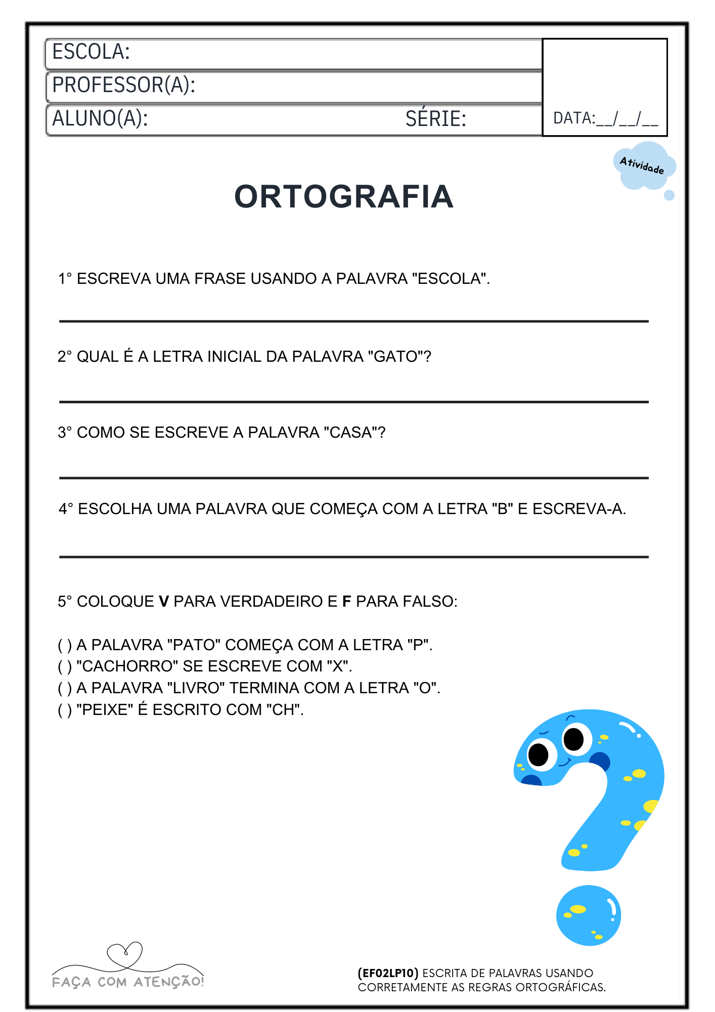 Apostila de Português 2º Ano Ensino Fundamental – Alinhado á BNCC (43 Páginas + Gabarito) - Imagem 5