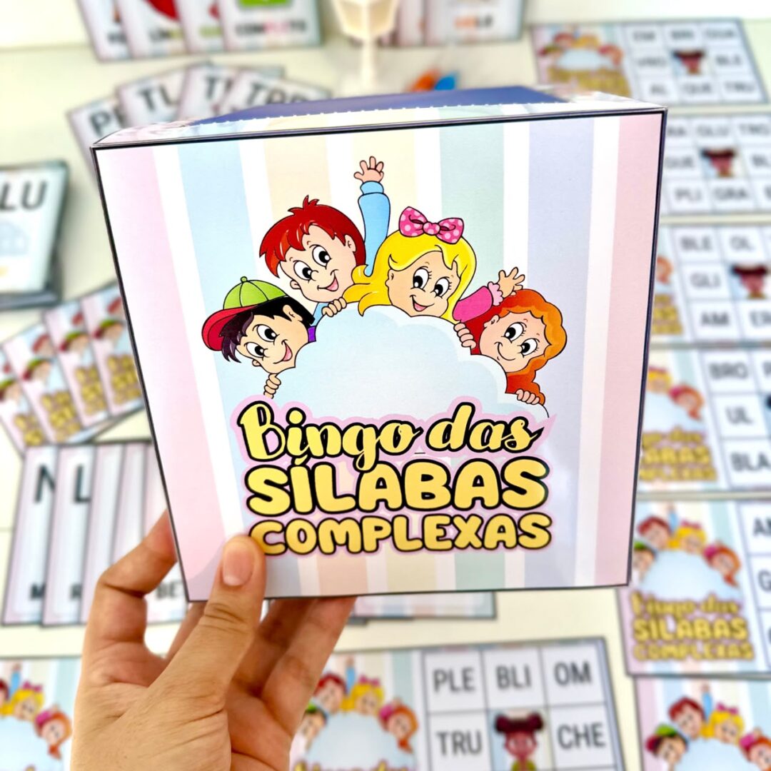 Bingo das Sílabas Complexas | Material Pedagógico para Alfabetização