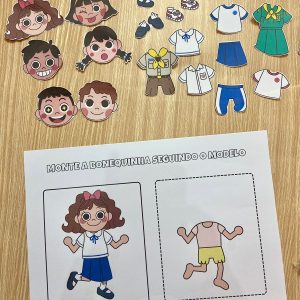bonequinhos para montar