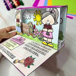 cartao 3d dia da mulher