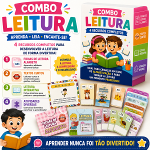 combo leitura 4 recursos